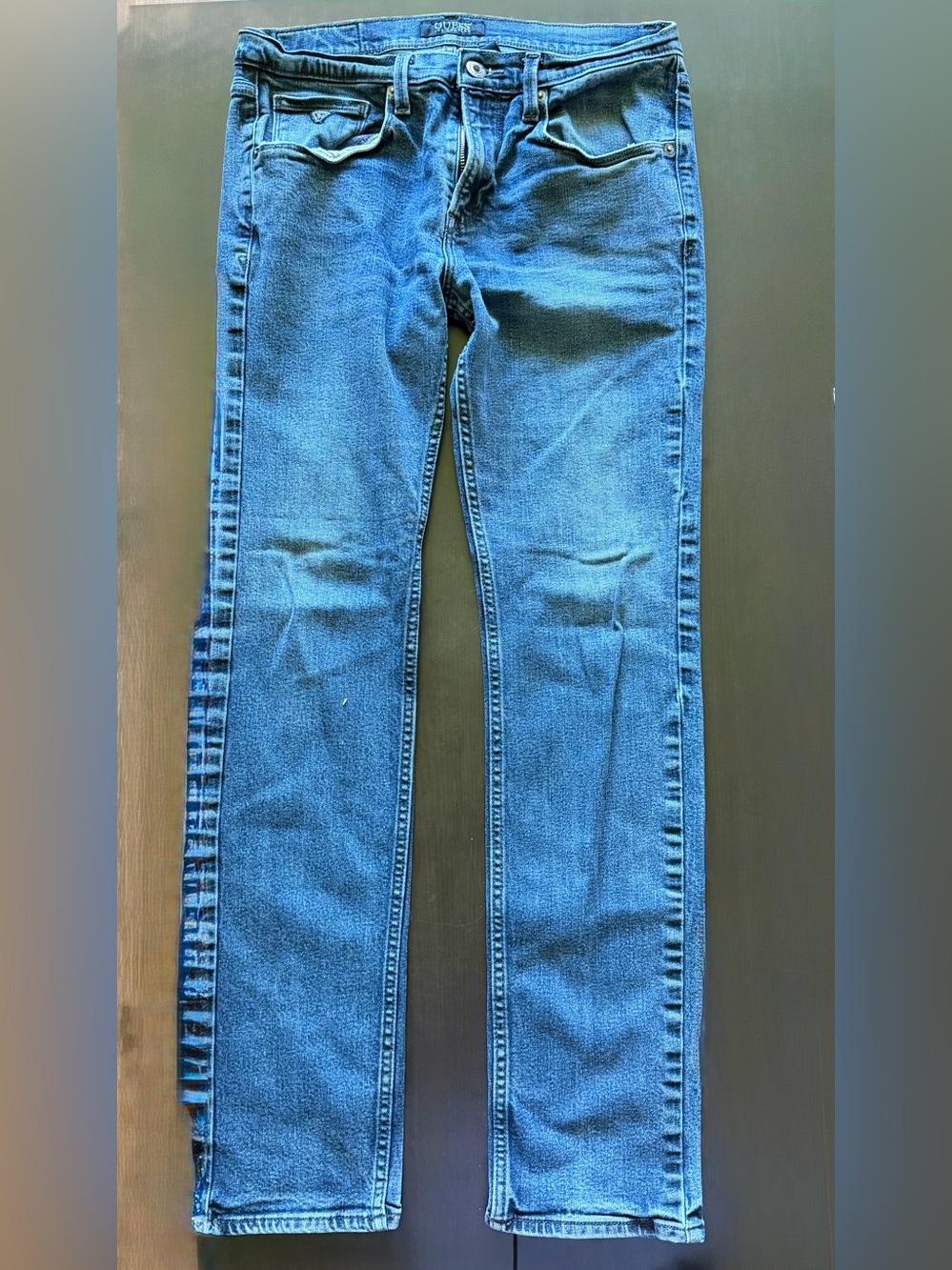 Guess Men's Vermint Slim Straight Blue Denim Jeans